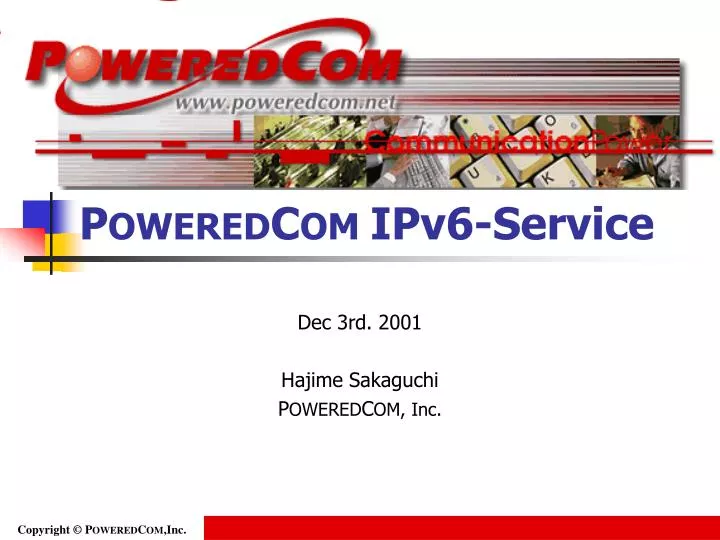 p owered c om ipv6 service