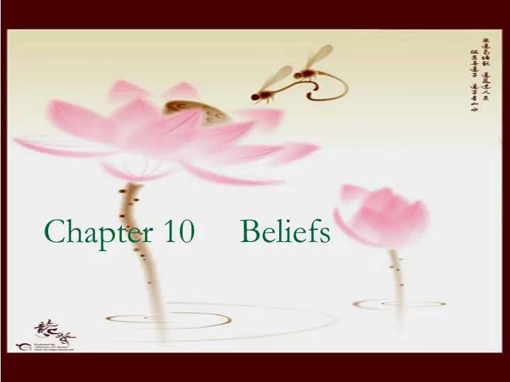 chapter 10 beliefs