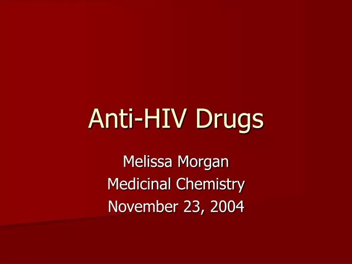 anti hiv drugs