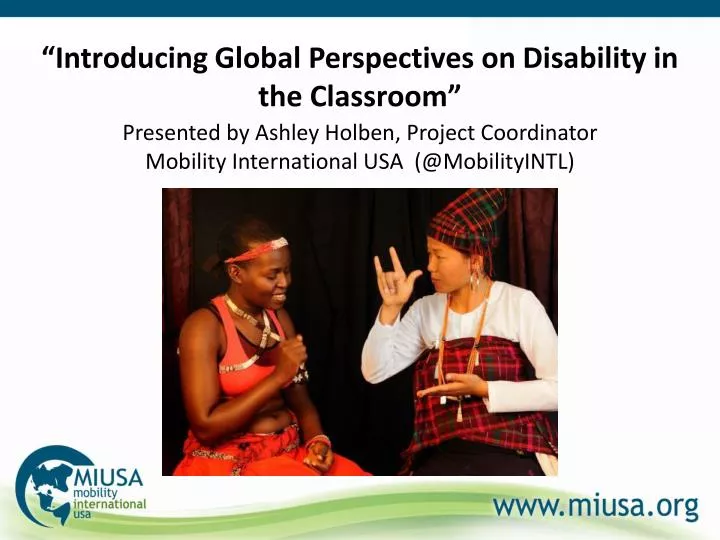 introducing global perspectives on disability in the classroom
