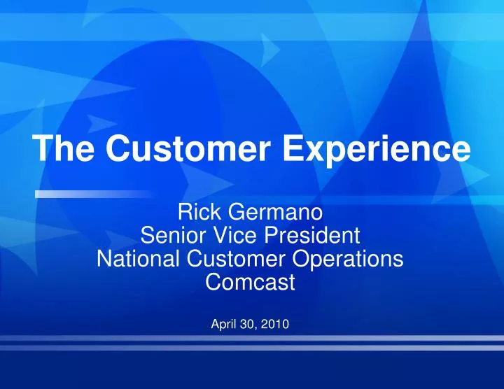 the customer experience