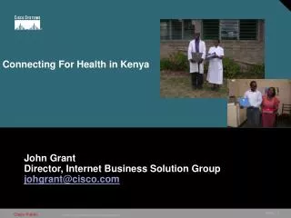Connecting For Health in Kenya
