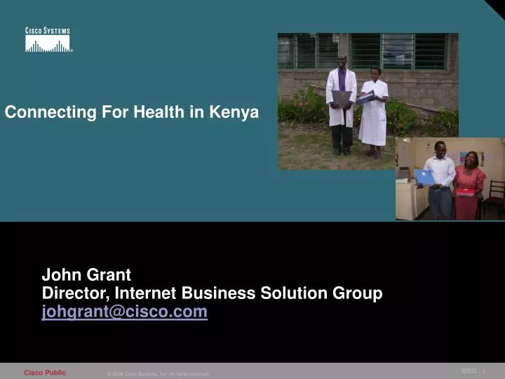 connecting for health in kenya
