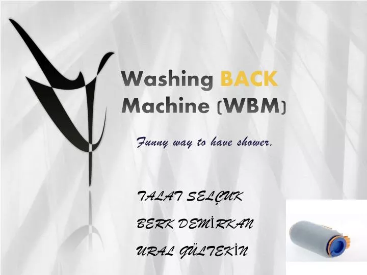 washing back machine wbm
