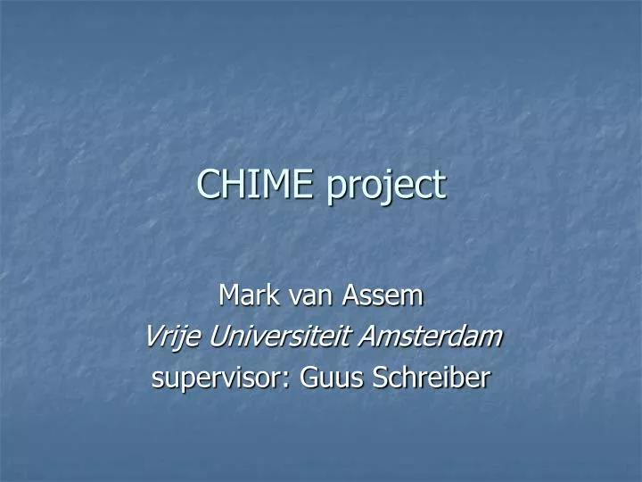 chime project