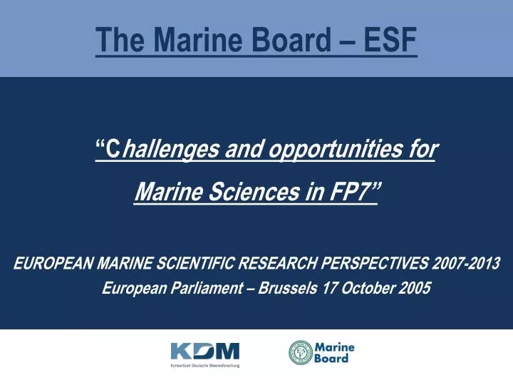 the marine board esf