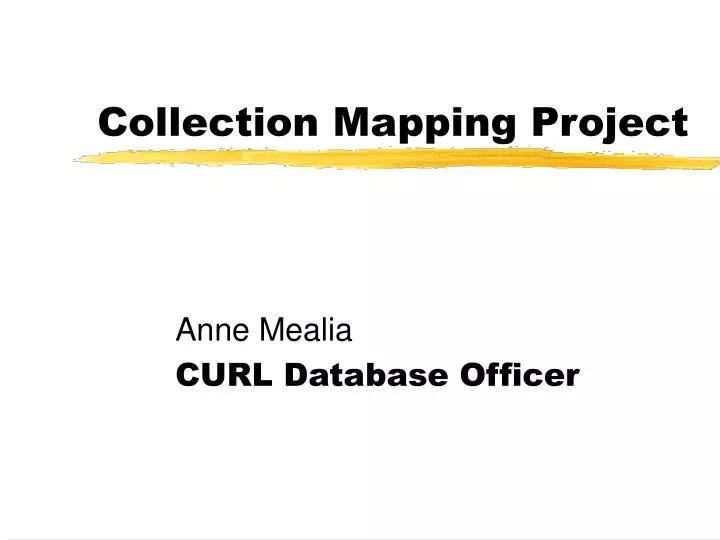 collection mapping project
