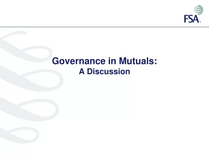 governance in mutuals a discussion