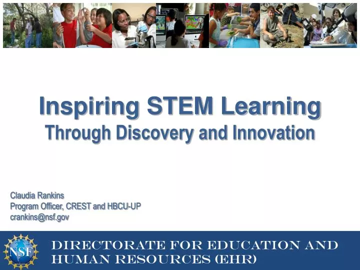 inspiring stem learning through discovery and innovation