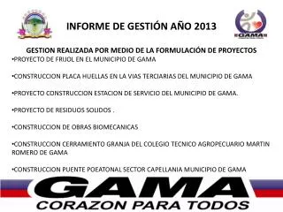 informe de gesti n a o 2013