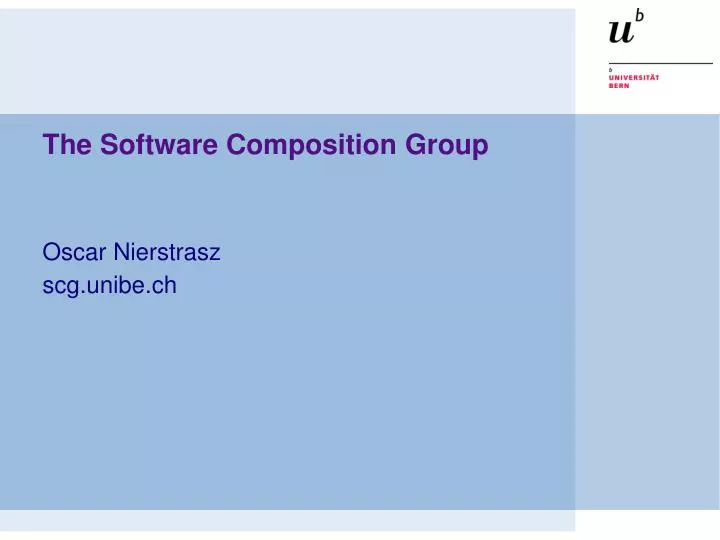 the software composition group