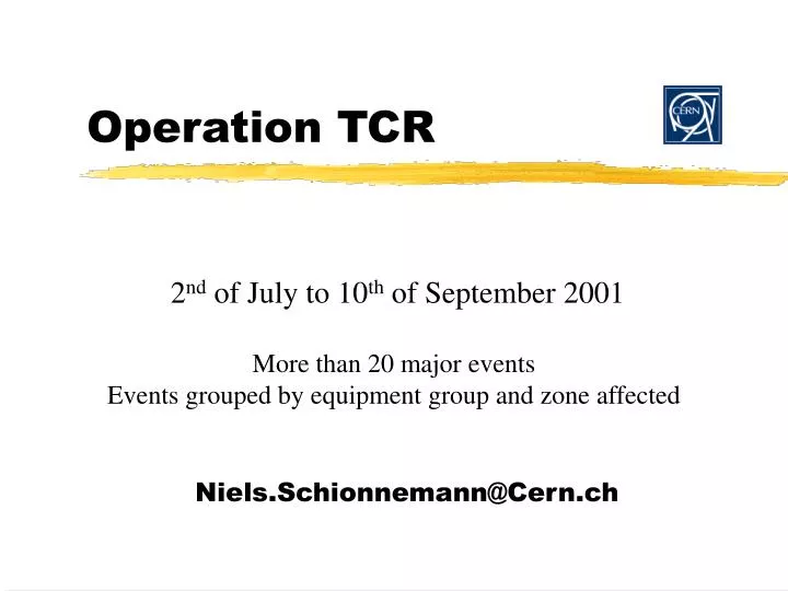 operation tcr