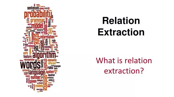 relation extraction