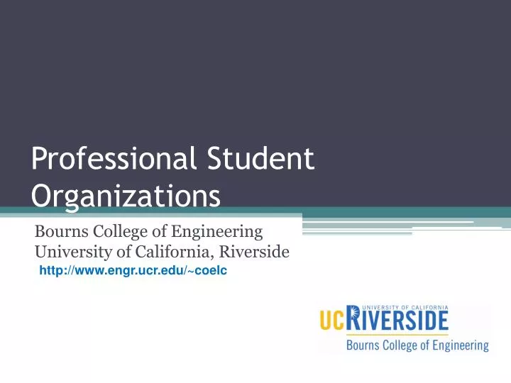 professional student organizations