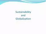 Sustainability and Globalization - slide 1