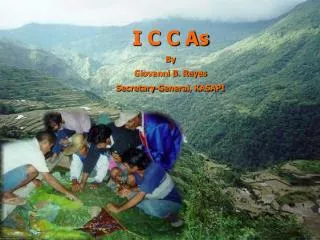 I C C As By Giovanni B. Reyes Secretary-General, KASAPI