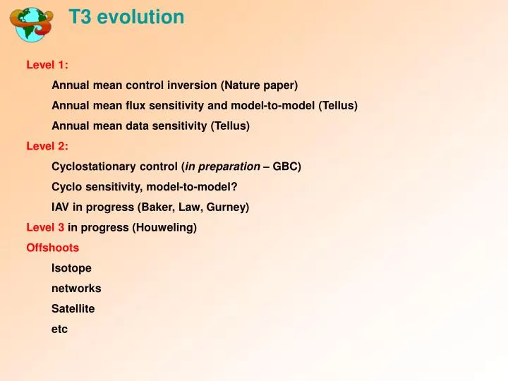 t3 evolution