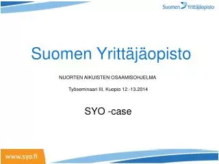 suomen yritt j opisto
