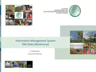 Information Management System PAK (Data Warehouse)