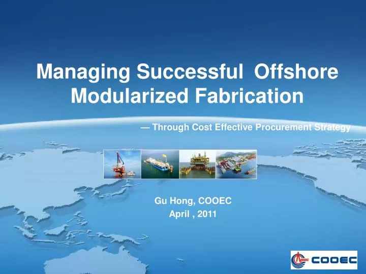 managing successful offshore modularized fabrication