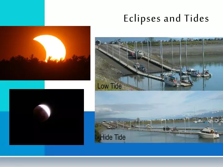 eclipses and tides