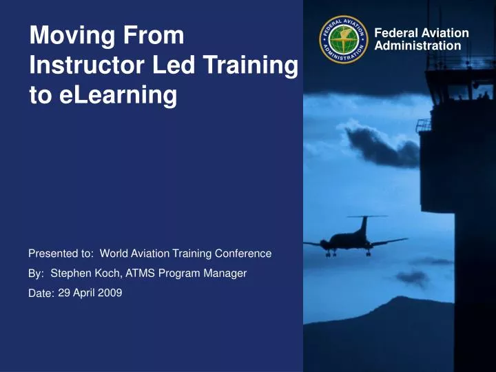 moving from instructor led training to elearning