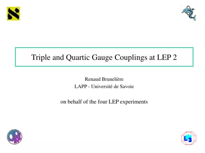triple and quartic gauge couplings at lep 2