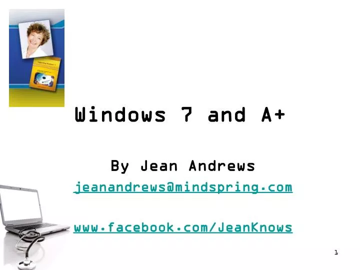 windows 7 and a