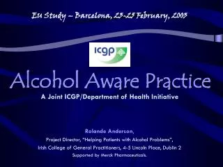 Alcohol Aware Practice