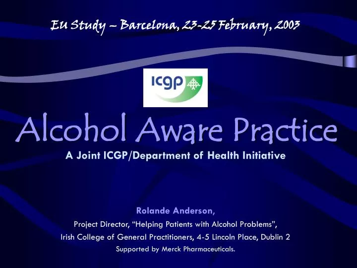 alcohol aware practice