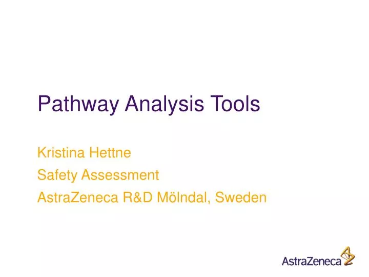 pathway analysis tools