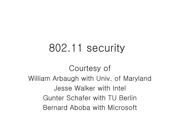 802 11 security