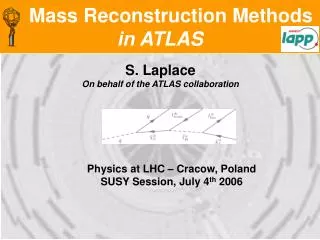 Mass Reconstruction Methods in ATLAS