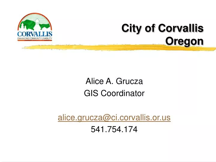 city of corvallis oregon