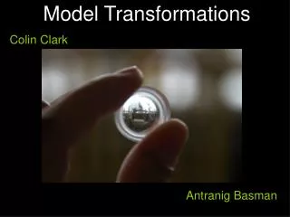 Model Transformations