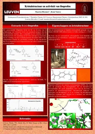 Kristalstructuur en activiteit van ibuprofen