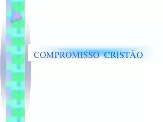 compromisso crist o