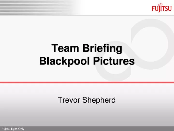 team briefing blackpool pictures