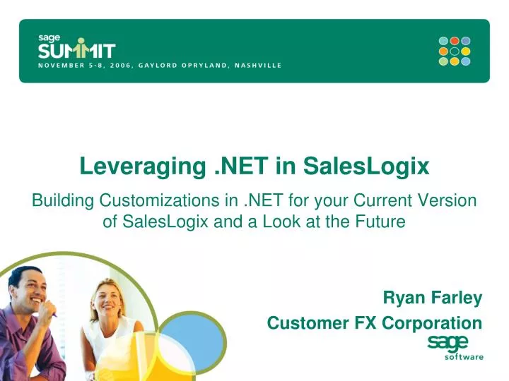 leveraging net in saleslogix