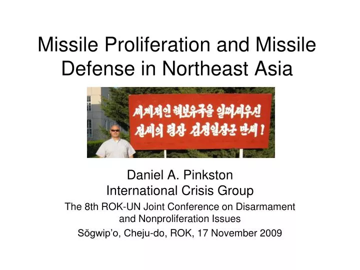 missile proliferation and missile defense in northeast asia