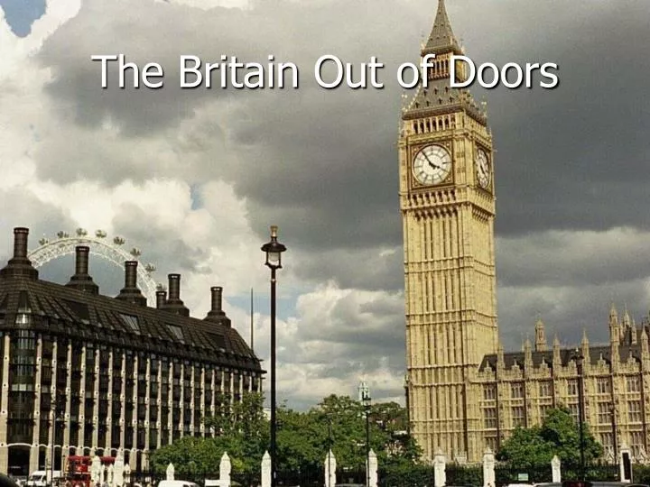 the britain out of doors