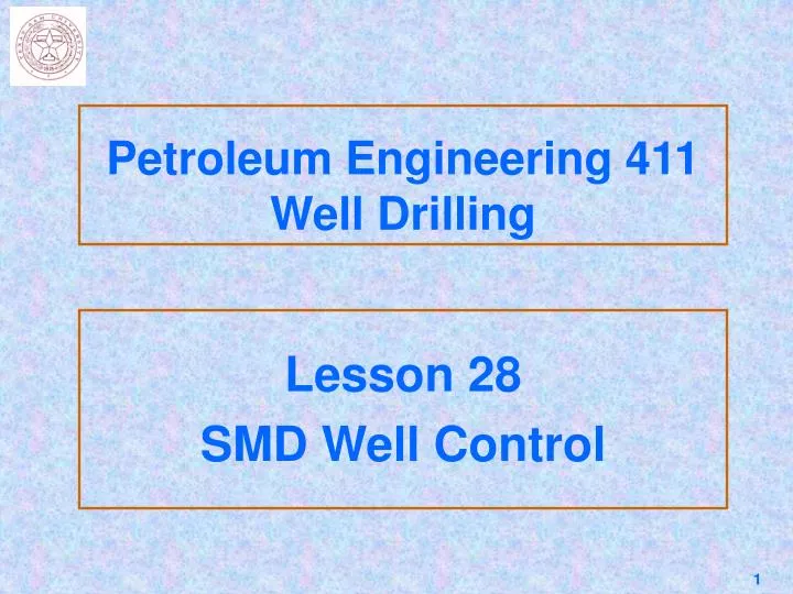 petroleum engineering 411 well drilling