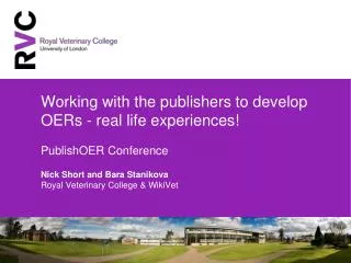 Academia working with Publishers