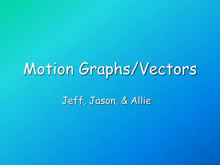 motion graphs vectors