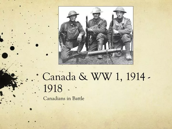 canada ww 1 1914 1918