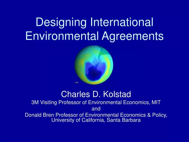 designing international environmental agreements