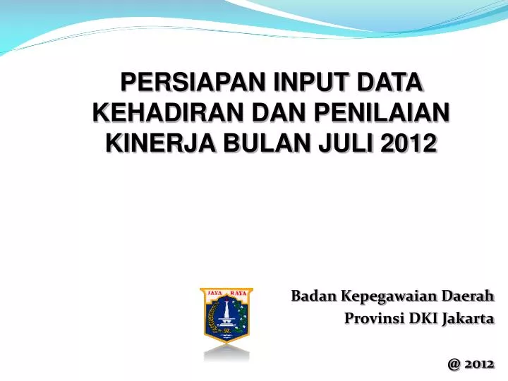 badan kepegawaian daerah provinsi dki jakarta @ 2012