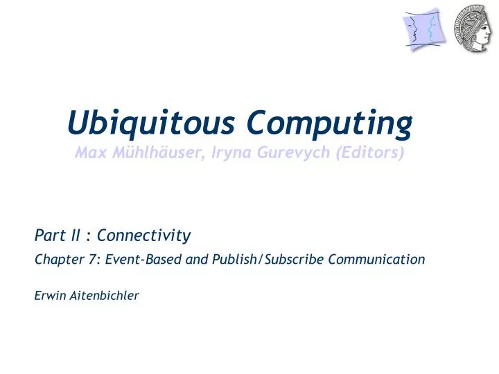 part ii connectivity chapter 7 event based and publish subscribe communication