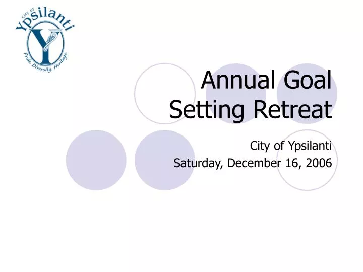 annual goal setting retreat