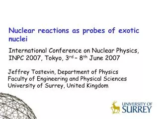 Nuclear reactions as probes of exotic nuclei